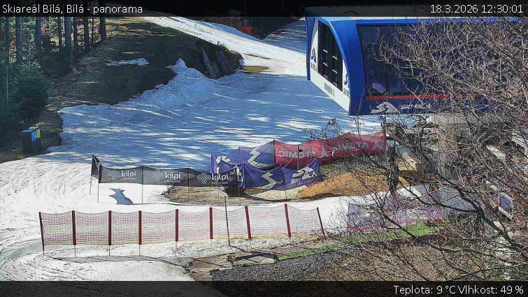 Skiareál Bílá - Bílá - panorama - 18.3.2026 v 12:30