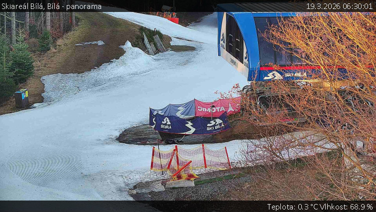 Skiareál Bílá - Bílá - panorama - 19.3.2026 v 06:30