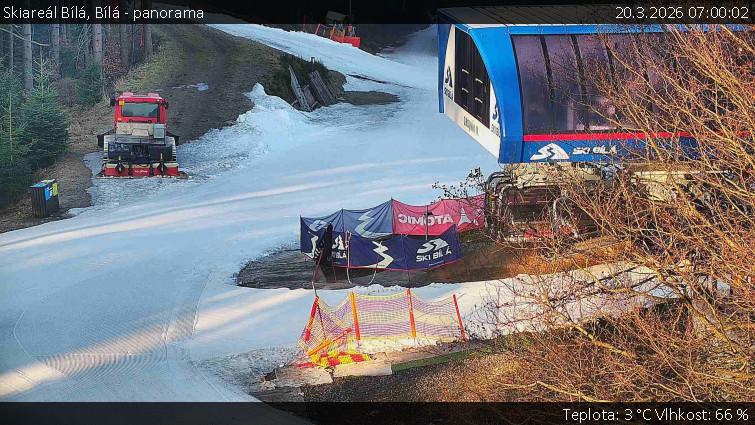 Skiareál Bílá - Bílá - panorama - 20.3.2026 v 07:00