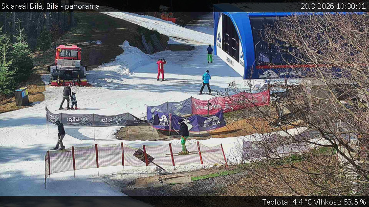 Skiareál Bílá - Bílá - panorama - 20.3.2026 v 10:30