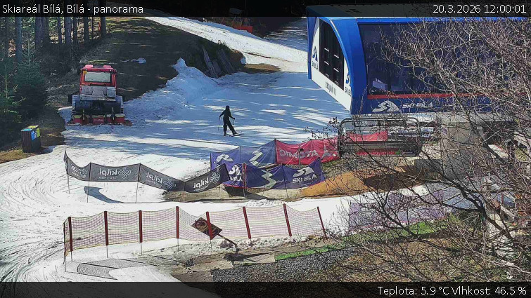 Skiareál Bílá - Bílá - panorama - 20.3.2026 v 12:00