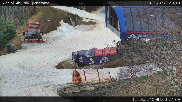 Skiareál Bílá - Bílá - panorama - 20.3.2026 v 16:30