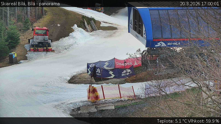 Skiareál Bílá - Bílá - panorama - 20.3.2026 v 17:00