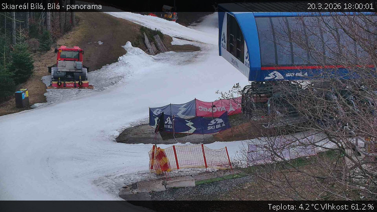 Skiareál Bílá - Bílá - panorama - 20.3.2026 v 18:00