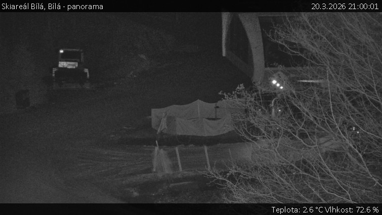 Skiareál Bílá - Bílá - panorama - 20.3.2026 v 21:00