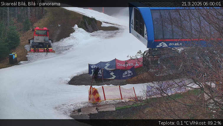 Skiareál Bílá - Bílá - panorama - 21.3.2026 v 06:00