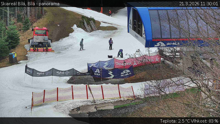 Skiareál Bílá - Bílá - panorama - 21.3.2026 v 11:30