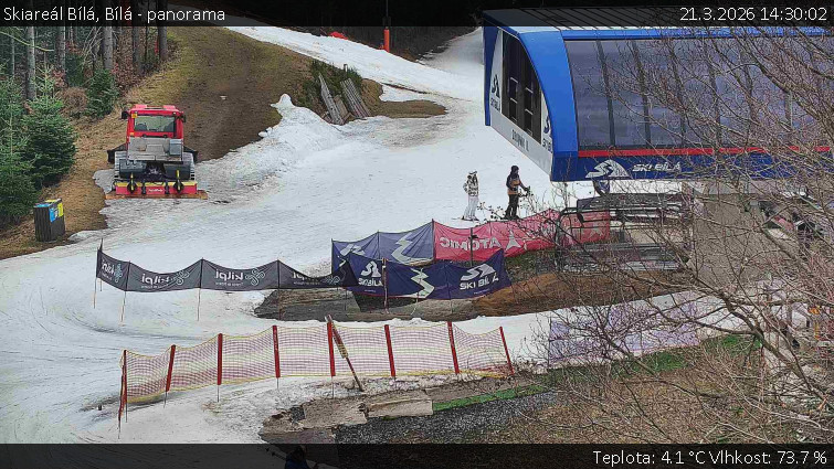 Skiareál Bílá - Bílá - panorama - 21.3.2026 v 14:30