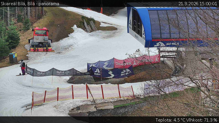 Skiareál Bílá - Bílá - panorama - 21.3.2026 v 15:00