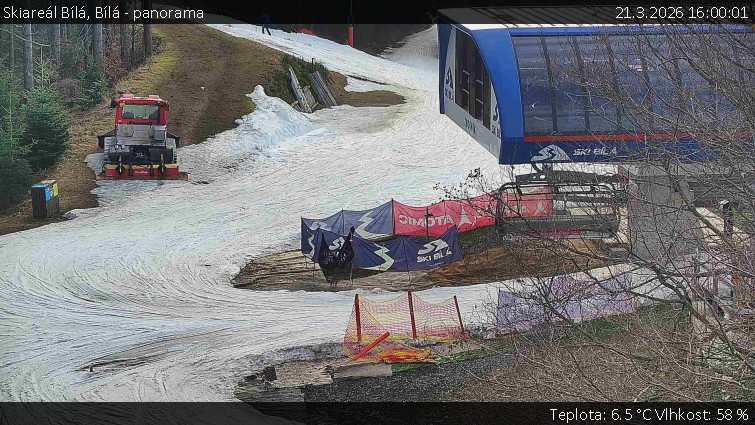 Skiareál Bílá - Bílá - panorama - 21.3.2026 v 16:00