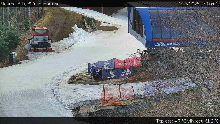 Skiareál Bílá - Bílá - panorama - 21.3.2026 v 17:00