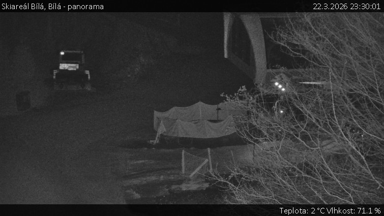 Skiareál Bílá - Bílá - panorama - 22.3.2026 v 23:30