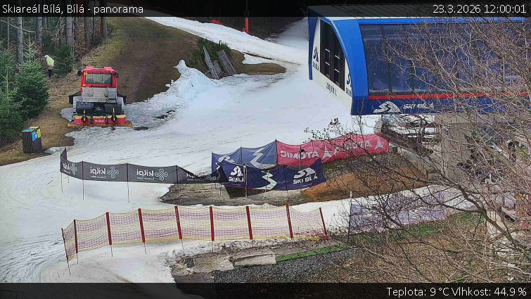 Skiareál Bílá - Bílá - panorama - 23.3.2026 v 12:00