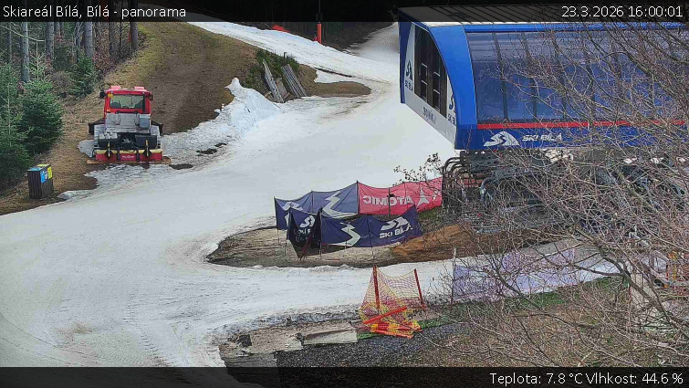 Skiareál Bílá - Bílá - panorama - 23.3.2026 v 16:00