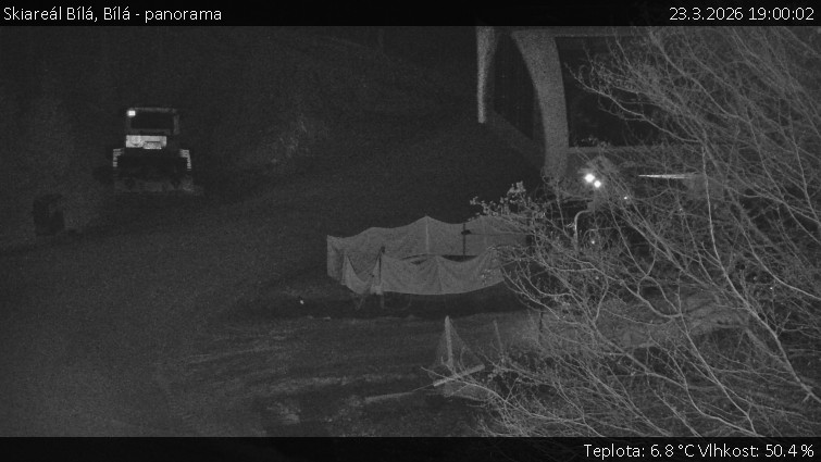 Skiareál Bílá - Bílá - panorama - 23.3.2026 v 19:00