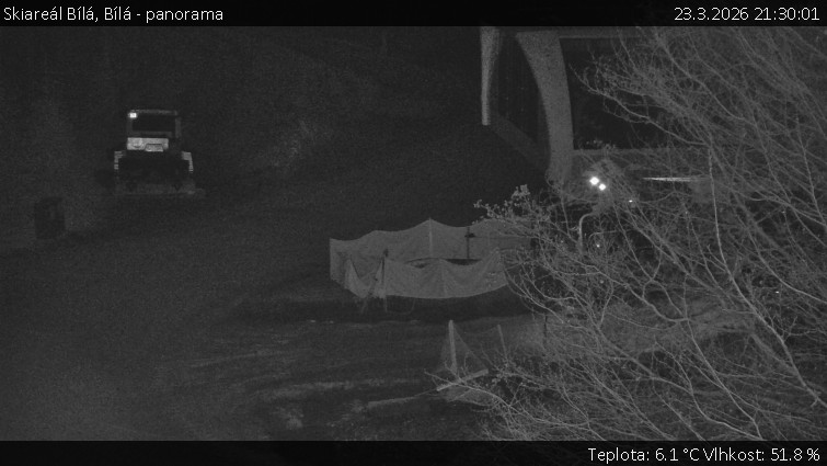 Skiareál Bílá - Bílá - panorama - 23.3.2026 v 21:30