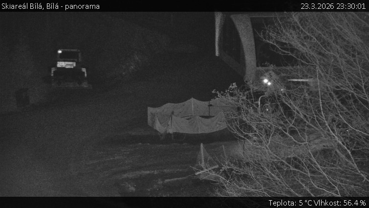 Skiareál Bílá - Bílá - panorama - 23.3.2026 v 23:30