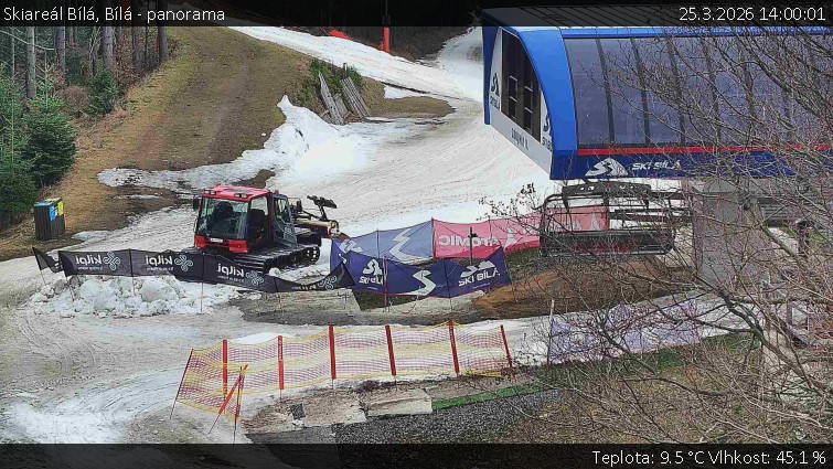 Skiareál Bílá - Bílá - panorama - 25.3.2026 v 14:00