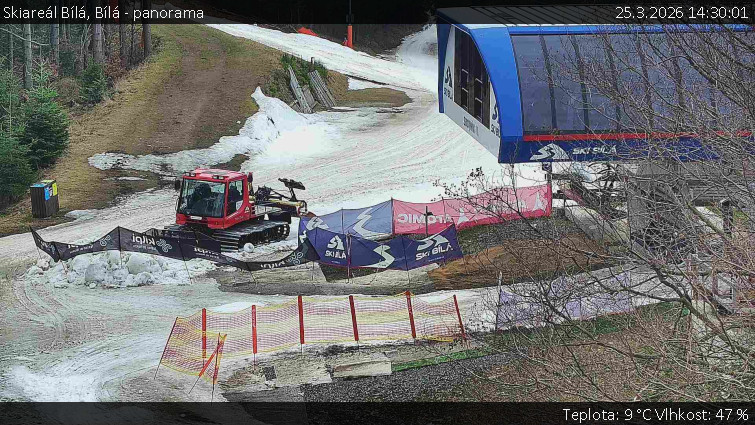 Skiareál Bílá - Bílá - panorama - 25.3.2026 v 14:30
