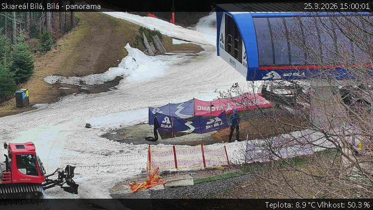 Skiareál Bílá - Bílá - panorama - 25.3.2026 v 15:00