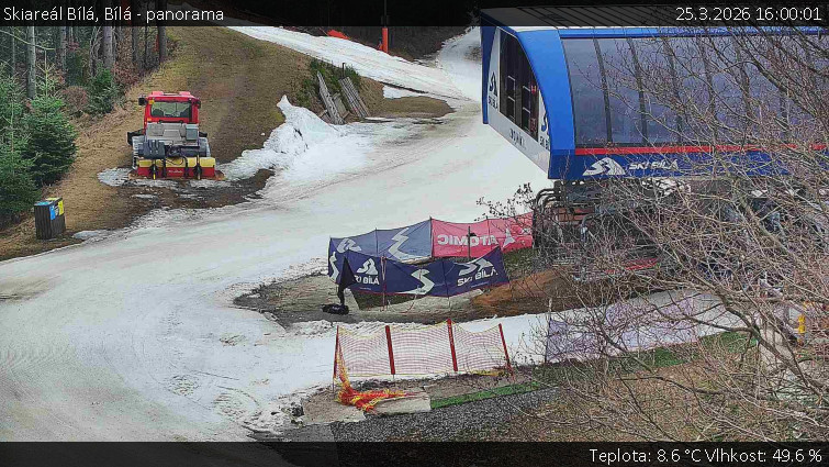 Skiareál Bílá - Bílá - panorama - 25.3.2026 v 16:00