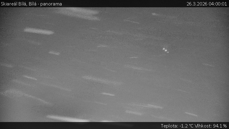 Skiareál Bílá - Bílá - panorama - 26.3.2026 v 04:00