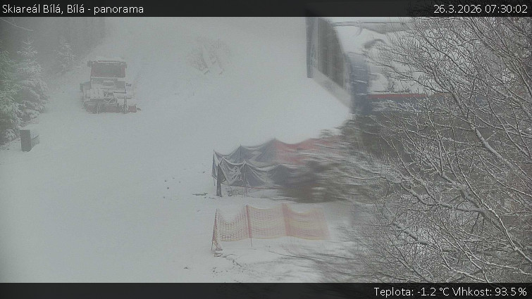 Skiareál Bílá - Bílá - panorama - 26.3.2026 v 07:30
