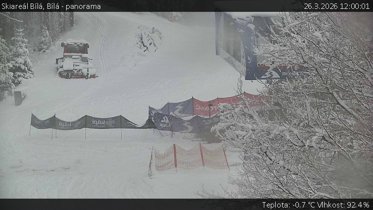 Skiareál Bílá - Bílá - panorama - 26.3.2026 v 12:00