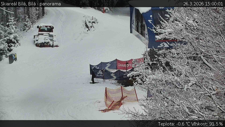 Skiareál Bílá - Bílá - panorama - 26.3.2026 v 15:00