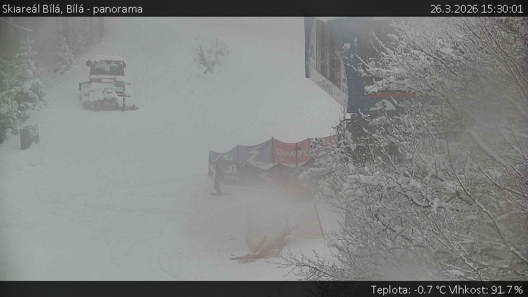 Skiareál Bílá - Bílá - panorama - 26.3.2026 v 15:30