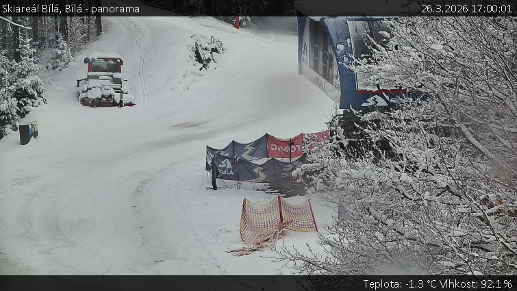 Skiareál Bílá - Bílá - panorama - 26.3.2026 v 17:00
