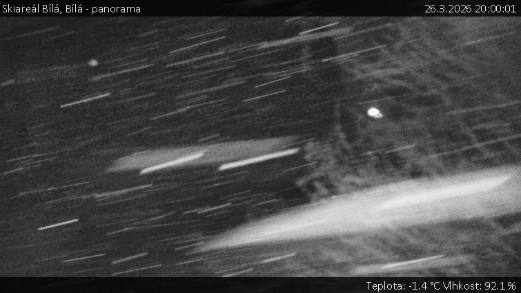 Skiareál Bílá - Bílá - panorama - 26.3.2026 v 20:00