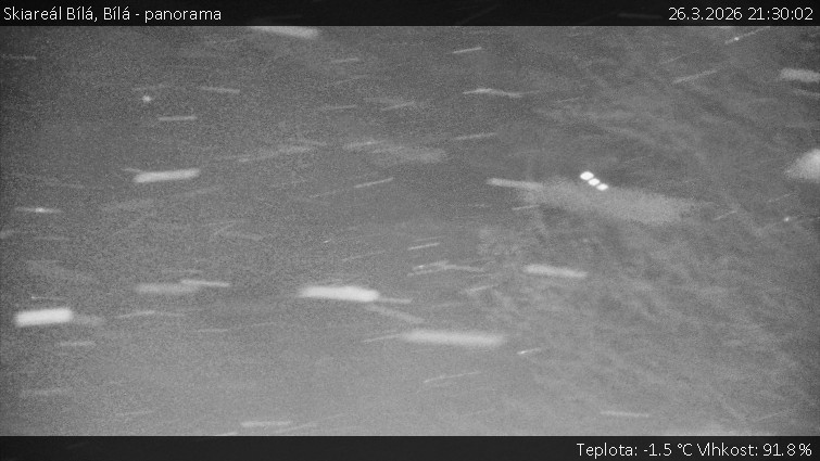 Skiareál Bílá - Bílá - panorama - 26.3.2026 v 21:30