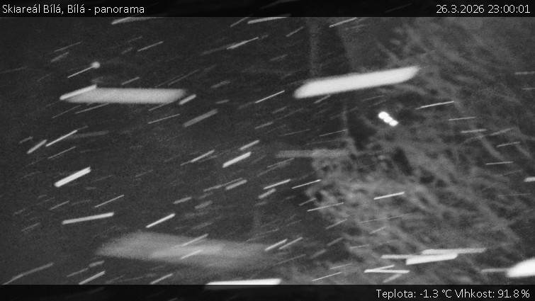Skiareál Bílá - Bílá - panorama - 26.3.2026 v 23:00