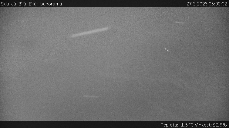 Skiareál Bílá - Bílá - panorama - 27.3.2026 v 05:00