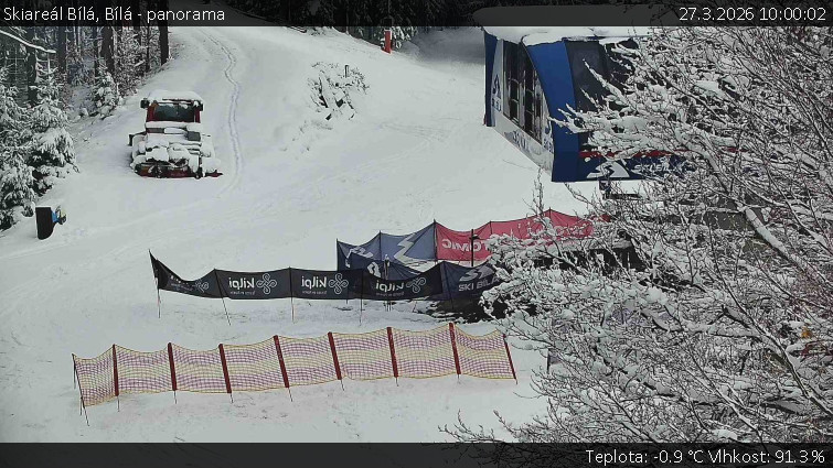 Skiareál Bílá - Bílá - panorama - 27.3.2026 v 10:00