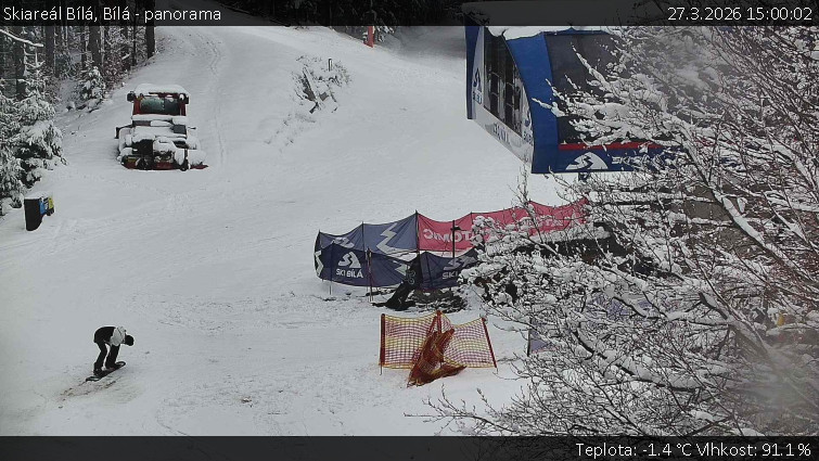 Skiareál Bílá - Bílá - panorama - 27.3.2026 v 15:00