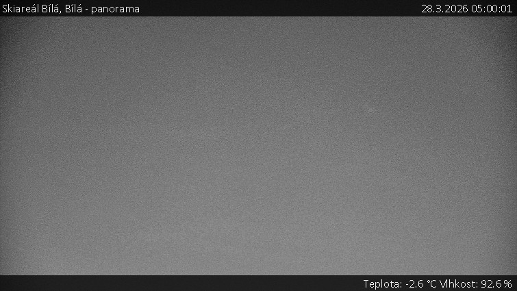 Skiareál Bílá - Bílá - panorama - 28.3.2026 v 05:00