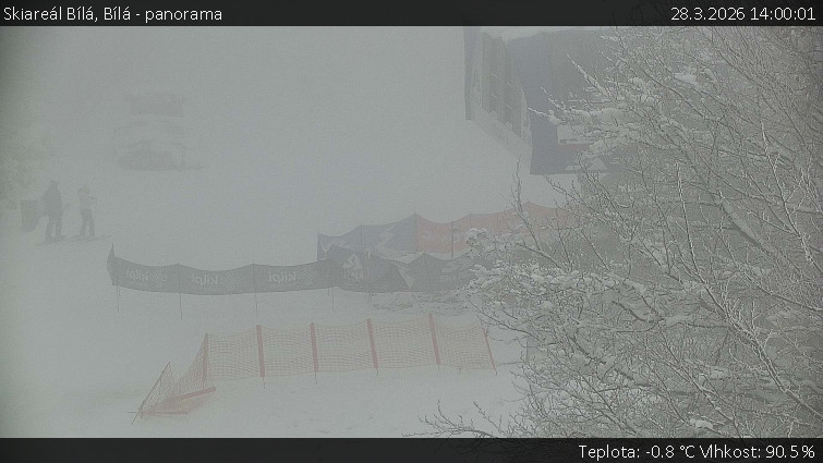 Skiareál Bílá - Bílá - panorama - 28.3.2026 v 14:00