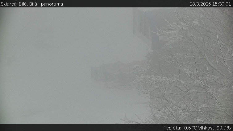 Skiareál Bílá - Bílá - panorama - 28.3.2026 v 15:30