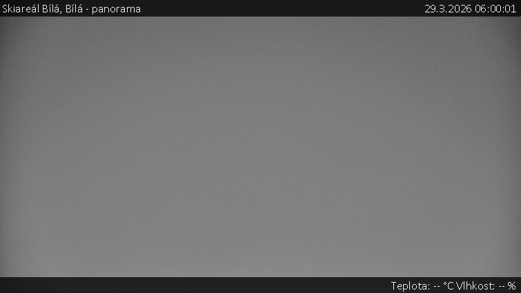 Skiareál Bílá - Bílá - panorama - 29.3.2026 v 06:00