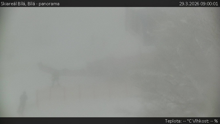 Skiareál Bílá - Bílá - panorama - 29.3.2026 v 09:00
