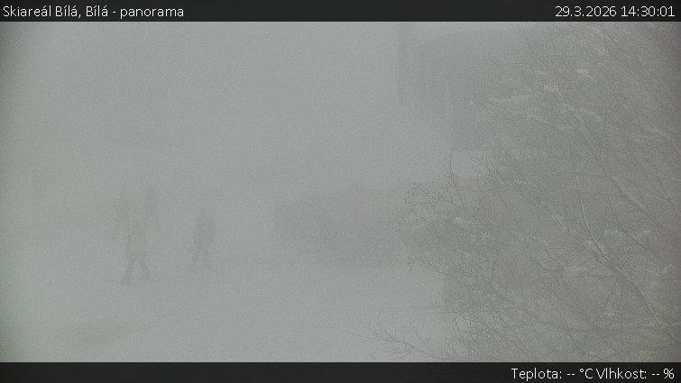 Skiareál Bílá - Bílá - panorama - 29.3.2026 v 14:30