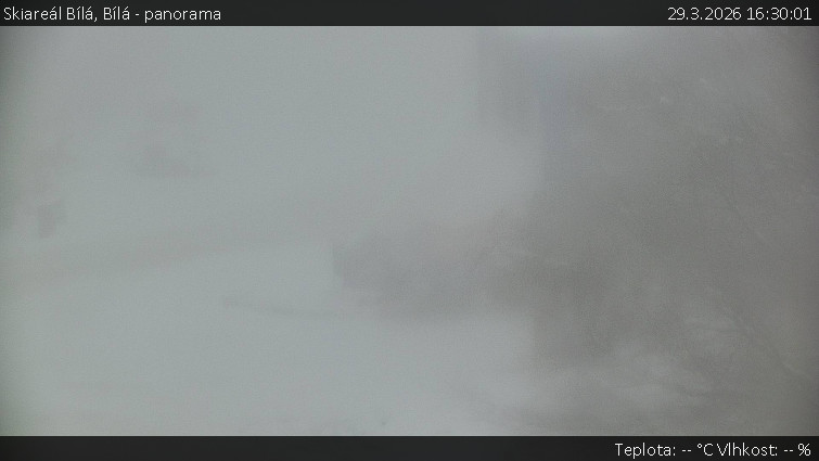 Skiareál Bílá - Bílá - panorama - 29.3.2026 v 16:30