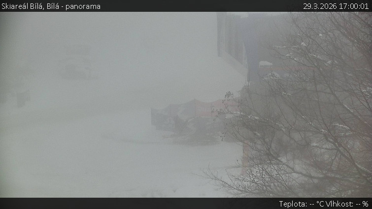 Skiareál Bílá - Bílá - panorama - 29.3.2026 v 17:00