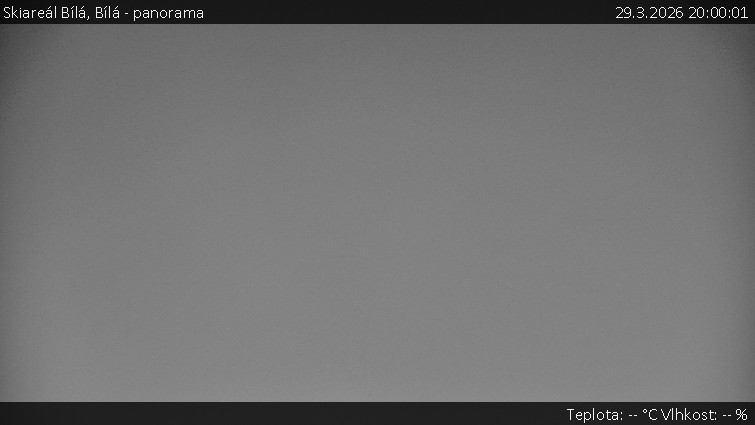 Skiareál Bílá - Bílá - panorama - 29.3.2026 v 20:00