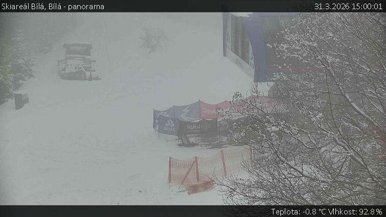 Skiareál Bílá - Bílá - panorama - 31.3.2026 v 15:00