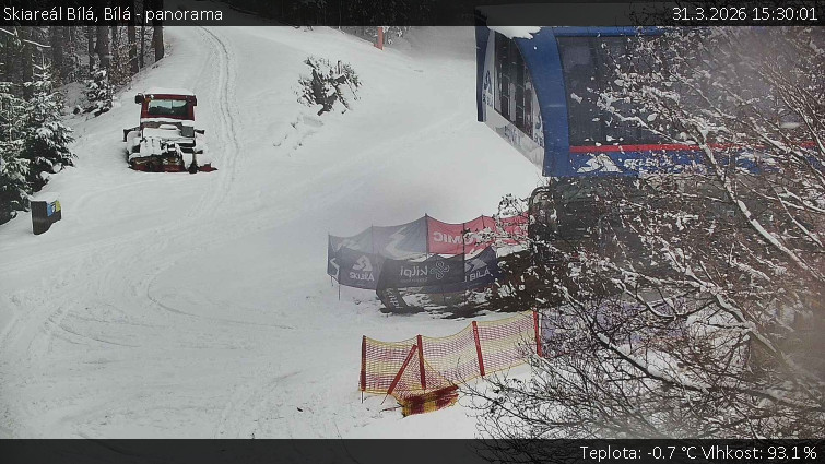 Skiareál Bílá - Bílá - panorama - 31.3.2026 v 15:30