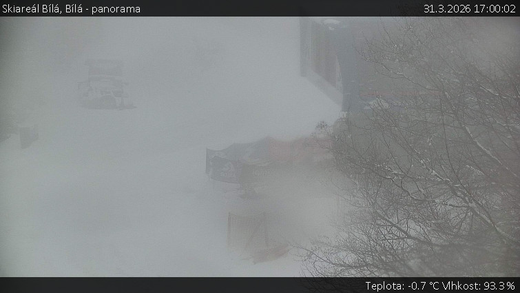 Skiareál Bílá - Bílá - panorama - 31.3.2026 v 17:00