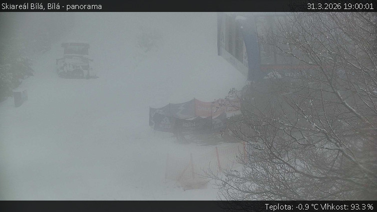 Skiareál Bílá - Bílá - panorama - 31.3.2026 v 19:00